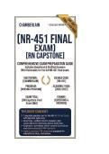 NR 451 Final Exam RN Capstone Questions And Answers 2026&sol;2027 Chamberlain