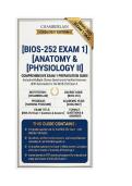 BIOS 252 Exam 1 Anatomy & Physiology II I  Questions And Answers 2026&sol;2027 Chamberlain