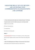 NURSE PRACTITIONER EXAM BUNDLE QUESTIONS WITH VERIFIED ANSWERS
