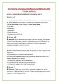 EFD Training &ndash; Emergency First Response and Disaster &lpar;EFD&rpar; &NewLine;Training Authority