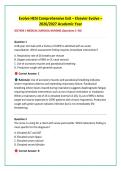 Evolve HESI Comprehensive Exit &ndash; Elsevier Evolve &ndash; &NewLine;2026&sol;2027 Academic Year
