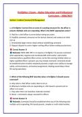 Firefighter 2 Exam &ndash; Higher Education and Professional &NewLine;Curriculum &ndash; 2026&sol;2027 