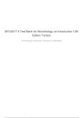 Tortora Microbiology&colon; An Introduction &lpar;12th Edition&rpar; Test Bank & Practice Questions