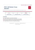  PSYC 140 MODULE 1 EXAM Actual Exam 2026&sol;2027 &ndash; Complete Exam-Style Questions &vert; 100&percnt; Verified &ndash; Pass Guaranteed &ndash; A&plus; Graded