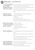 NBHWC SECTION 1 COACHING STRUCTURE EXAM STUDY GUIDE 2026 COMPLETE QUESTIONS WITH CORRECT DETAILED ANSWERS &vert;&vert; 100&percnt; GUARANTEED PASS RECENT VERSION