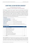 AHIP Final Exam 2026&sol;2027 &vert; 50 Verified Q&A &vert; Pass Guaranteed - A&plus; Graded&NewLine;&NewLine;