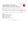 N212 PATHOPHYSIOLOGY EXAM 1 FOUNDATIONAL CELLULAR SYSTEMIC STUDY GUIDE Actual Exam 2026&sol;2027 &ndash; Complete Exam-Style Questions &vert; 100&percnt; Verified &ndash; Pass Guaranteed &ndash; A&plus; Graded
