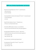 MPJE Area 2 Practice Exam Questions And Answers