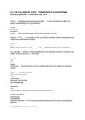 NUR 258 EXAM &num;4 STUDY GUIDE &vert; COMPREHENSIVE NURSING REVIEW&comma; PRACTICE QUESTIONS & ANSWERS 2026&sol;2027