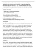 WOBC &lpar;WARRANT OFFICER BASIC COURSE&rpar; CVID &lpar;COMBAT VEHICLE&NewLine;IDENTIFICATION&rpar; 2026&sol;2027 LATEST UPDATE &mdash; COMPREHENSIVE EXAM&NewLine;PRACTICE&comma; ACTUAL STUDY GUIDE & FULL TESTBANK WITH 30 ADVANCED&NewLine;PRACTICE QUESTIONS&comma; 100&percnt; CORRECT ANSWERS AND VERIFIED SOLUTIONS