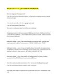 MGMT 339 FINAL &vert;&vert; All Solutions are Accurate&period;