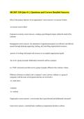 MGMT 339 Quiz &num;1 &vert;&vert; Questions and Correct Detailed Answers&period;