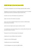 MGMT 339&colon; Quiz 1 &vert;&vert; Error-free Answers 100&percnt;&period;