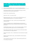 PPN 301 &ndash; Final Exam Questions with Guaranteed Pass Solutions 2026&sol;2027 Updated&period;