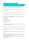 PPN 301- Week 2&colon; Prenatal Concepts&sol;Antepartum Care-Study Guide Questions Fully Solved 2026 Updated&period;