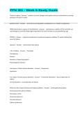 PPN 301 - Week 5-Study Guide&NewLine;&NewLine;