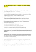 Dr&period; Bizzi MGMT 449&comma; Exam &num;1 &vert;&vert; Questions and Correct Detailed Answers&period;