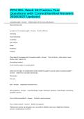 PPN 301&colon; Week 10-Practice Test Questions with Correct&sol;Verified Answers 2026&sol;2027 Updated&period;