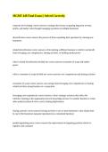 MGMT 449 Final Exam &vert;&vert; Solved Correctly&period;