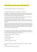 MGMT449 Exam 1 Practice &vert;&vert; Answers 100&percnt; Rated Correct&period;
