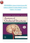 TEST BANK for Anatomy of Orofacial Structures 9th Edition by Richard W&period; Brand&semi; Donald E&period; Isselhard&comma; 1 - 36 &vert; Complete Chapters