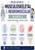 Pediatric Musculoskeletal Bundle&colon; Scoliosis&comma; Dysplasia