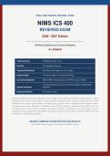 NIMS ICS 400 Exam 2026&sol;2027 &vert; Verified Q&A &vert; Pass Guaranteed - A&plus; Graded&NewLine;&NewLine;