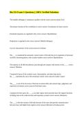 Bio 251 Exam 1 Questions &vert;&vert; 100&percnt; Verified Solutions&period;
