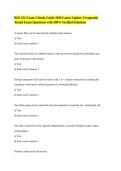 BIO 251 Exam 3 Study Guide 2026 Latest Update- Frequently Tested Exam Questions with 100&percnt; Verified Solutions