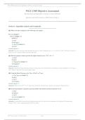 WGU C949 OBJECTIVE ASSESSMENTS STUDY BUNDLE 2026&sol;2027 &vert; Data Structures and Algorithms I Complete Solutions &vert; Verified Q&A &vert; Grade A &vert; Pass Guaranteed