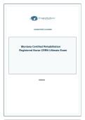 Montana Certified Rehabilitation Registered Nurse CRRN Exam &vert; Practice Exam Q&A