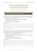 NR 566 WEEKS 5-8 QUIZ BANK 2026&sol;2027 &vert; Advanced Pharmacology Care of the Family &vert; Complete Q&A &vert; Chamberlain &vert; Pass Guaranteed - A&plus; Graded