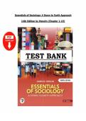 Essentials of Sociology 14th Edition Chapters 1&ndash;15 Exam &lpar;2026&rpar; &ndash; Henslin Test Bank Questions with Verified Answers &vert; Take & Pass the Exam
