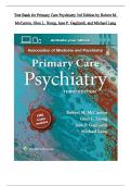 Test Bank for Primary Care Psychiatry 3rd Edition by Robert M&period; McCarron&comma; Glen L&period; Xiong&comma; Jane P&period; Gagliardi & Michael Lang &vert; Questions and Answers 2027