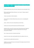 NUR 283 - Chapter 10&colon; Blood and the Circulatory System Disorders &vert;&vert; Error-free Answers 100&percnt;&period;