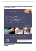 Test Bank for Growth and Development Across the Lifespan 3rd Edition by Gloria Leifer & Eve Fleck &vert; Chapters 1-16 Questions and Answers 2027