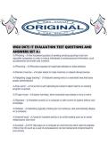WGU D075 IT EVALUATION TEST QUESTIONS AND ANSWERS SET A&period;pdf