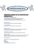 AMEDD BOLC CORRECT SET ALL QUESTIONS AND ANSWERS SET A&period;pdf