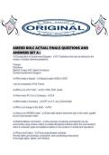 AMEDD BOLC ACTUAL FINALS QUESTIONS AND ANSWERS SET A&period;pdf