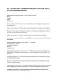 NUR 1290 FINAL EXAM &vert; COMPREHENSIVE NURSING STUDY GUIDE&comma; PRACTICE QUESTIONS & ANSWERS 2026&sol;2027&NewLine;&NewLine;
