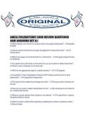 AMCA PHLEBOTOMY CORE REVIEW QUESTIONS AND ANSWERS SET A&period;pdf