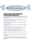 MEDICAL SURGICAL MAIN EXAMINATION QUESTIONS AND ANSWERS SET A&period;pdf