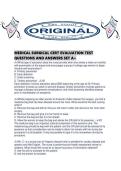 MEDICAL SURGICAL CERT EVALUATION TEST QUESTIONS AND ANSWERS SET A&period;pdf
