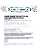 MEDICAL SURGICAL CERT TEST PAPER ALL QUESTIONS AND ANSWERS SET A&period;pdf
