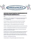 CERTIFIED PARAOPTOMETRIC COMPREHENSIVE SET QUESTIONS AND ANSWERS SET A&period;pdf