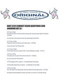 MISY 5325 CORRECT EXAM QUESTIONS AND ANSWERS SET A&period;pdf