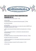 MISY 5325 ACTUAL FINALS QUESTIONS AND ANSWERS SET A&period;pdf