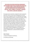 WGU D351 FUNCTIONS OF HUMAN RESOURCE &NewLine;MANAGEMENT PRACTICE EXAMINATION 2026&ndash;2027 &NewLine;&mdash; STUDY GUIDE &vert; LATEST UPDATE 2026&sol;2027 &vert; &NewLine;PRACTICE QUESTIONS AND ANSWERS &vert; EXAM &NewLine;REVIEW &vert; 100&percnt; CORRECT ANSWERS &vert; VERIFIED &NewLine;SOLUTIONS &vert; ALREADY GRADED A&plus; 