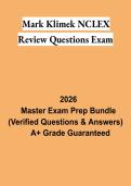 Mark Klimek NCLEX Review Questions Exam PDF &vert; NCLEX-PN Practice Questions&comma; Answers & Nursing Exam Study Guide 2026