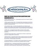 CMPC ALL EXAM EVALUATION QUESTIONS AND ANSWERS SET A&period;pdf